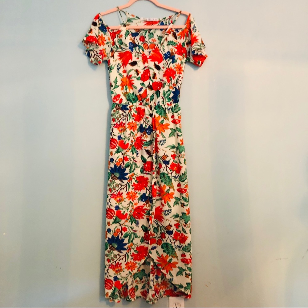 Fraiche by j midi floral dress